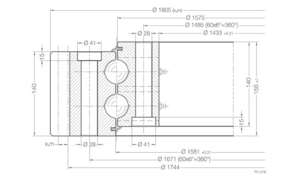 External Gear B2240-2-1805BB-1