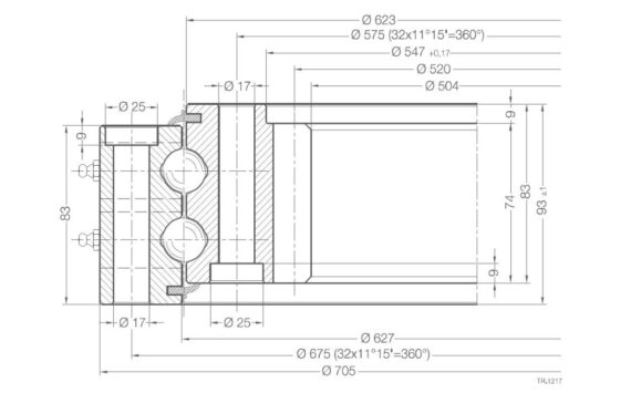 Internal Gear B2220-1-0705BB-1